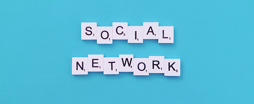 LinkedIn: blocos que soletram "social network"