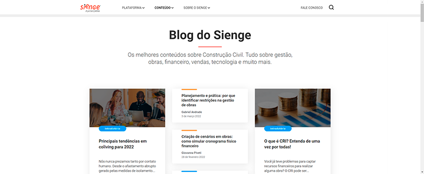 sites sobre construção civil